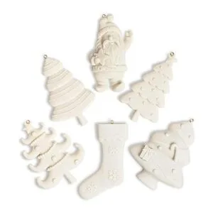 Cerámica de bricolaje para niños adornos de Navidad_3