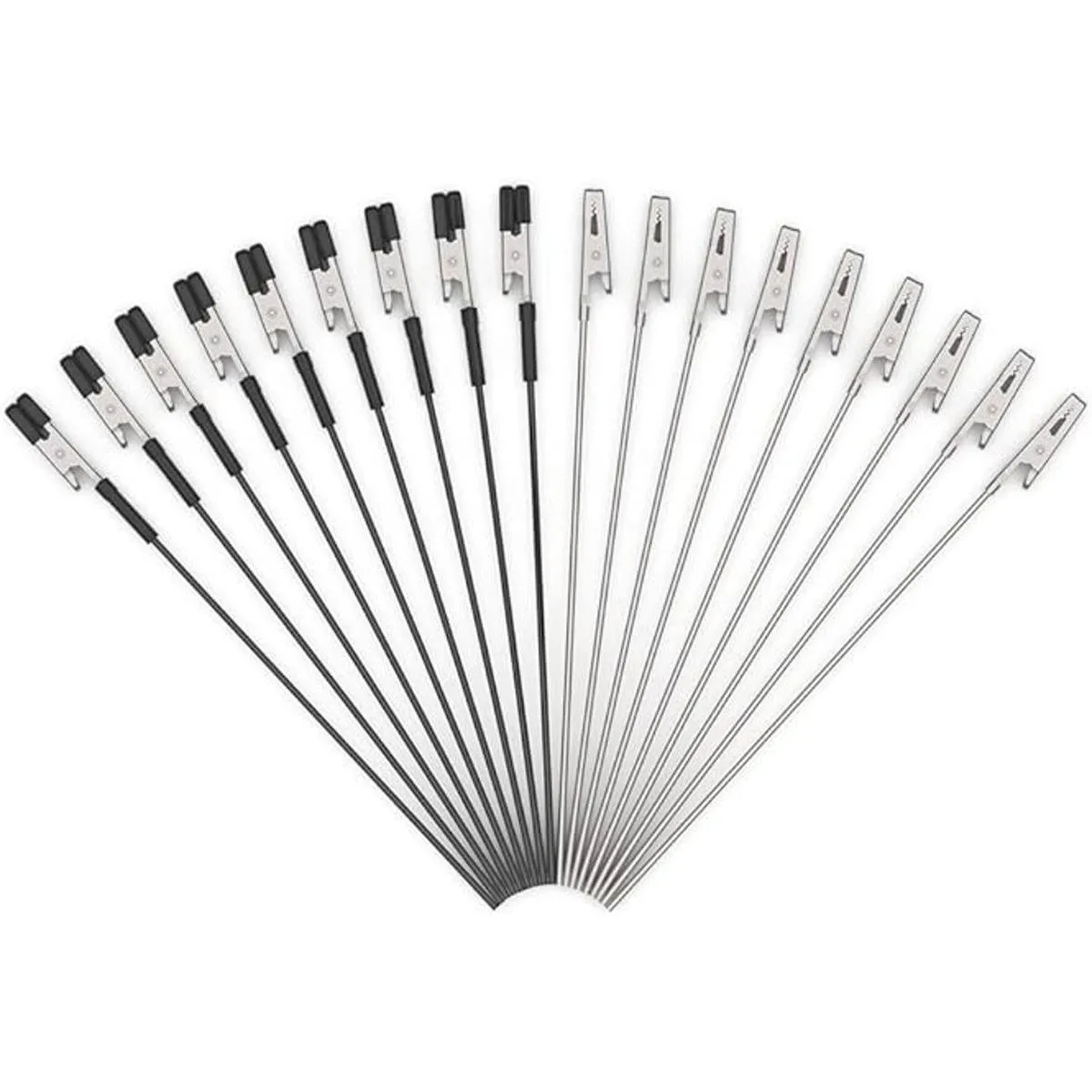 40 varillas de clip de cocodrilo 20 piezas con puntas de_1