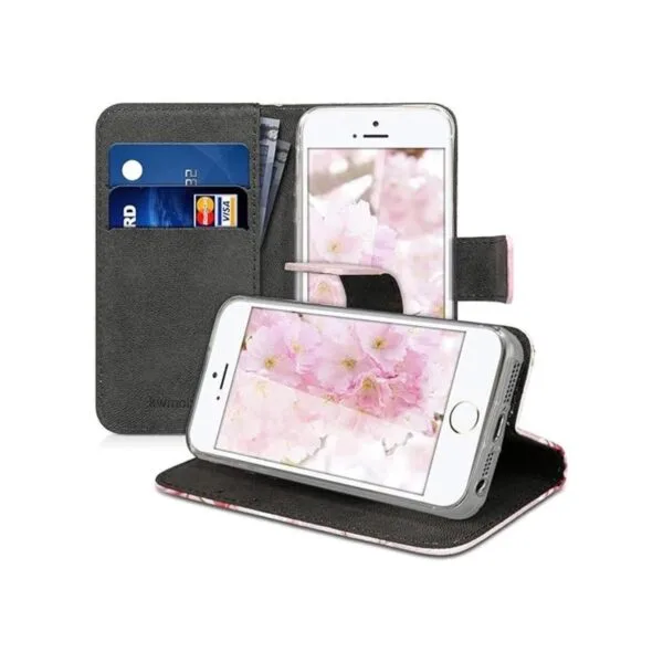 kwmobile Funda con tapa para Apple iPhone SE 1.Gen_4