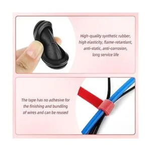 QCQIANG 26 ojales de goma ovalados de doble cara agujeros_4