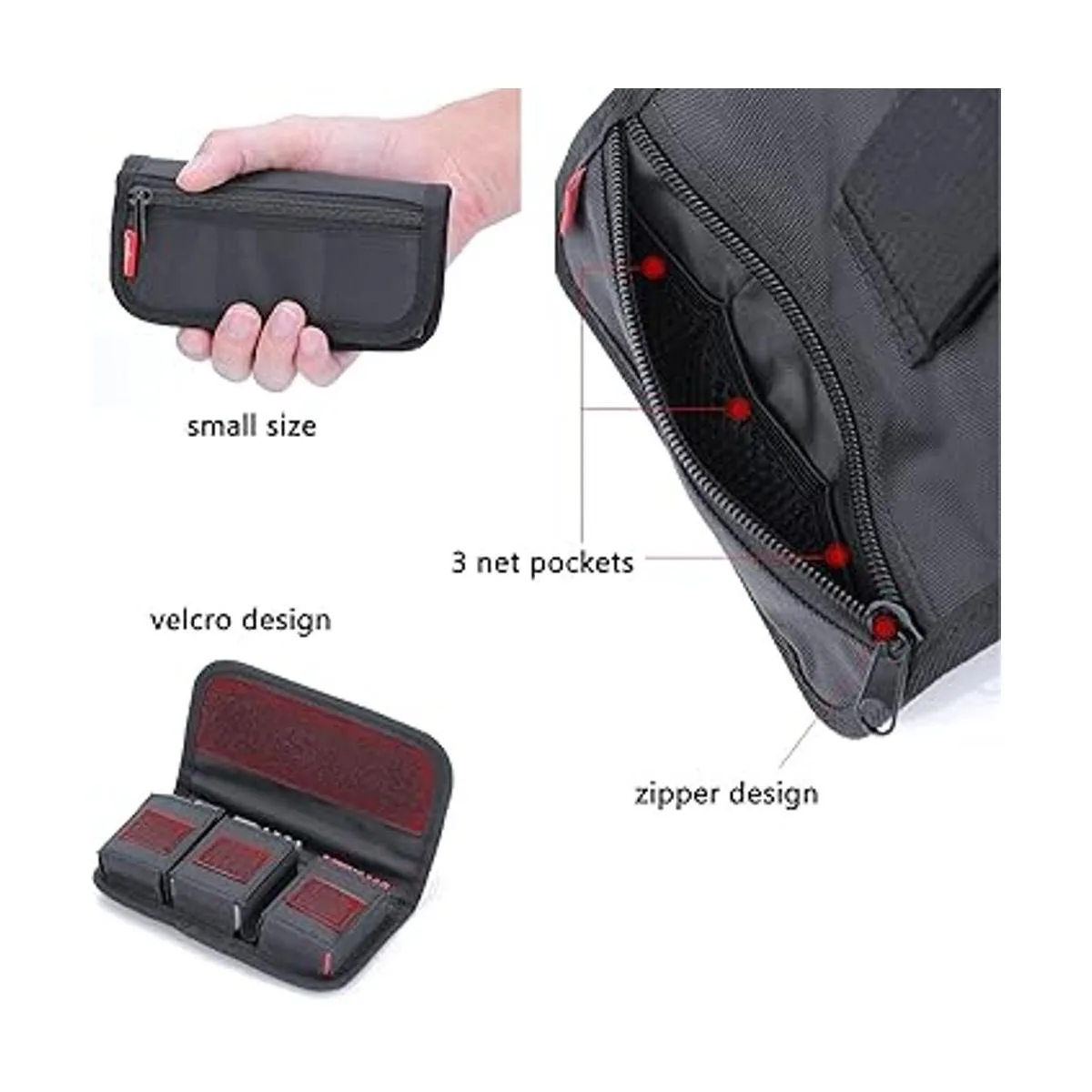 King Ma Pequeña bolsa de batería para cámara réflex_3