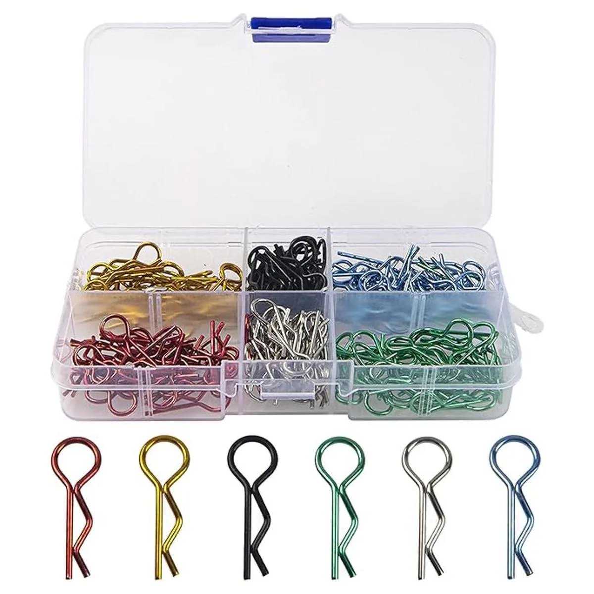 Vgoohobby 180 clips de acero inoxidable para carrocería de_1