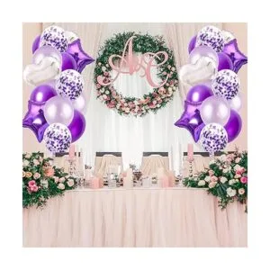 Juego de 49 piezas de decoraciones de cumpleaños de color_4