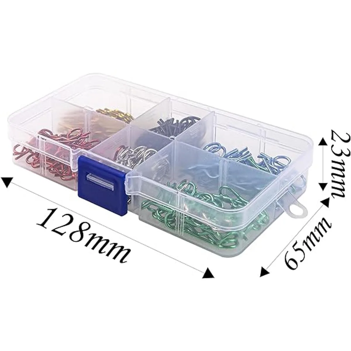 Vgoohobby 180 clips de acero inoxidable para carrocería de_6