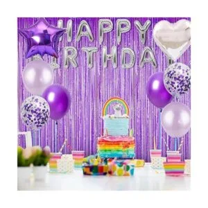 Juego de 49 piezas de decoraciones de cumpleaños de color_6