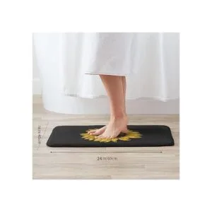 Alfombra de baño de girasol accesorios de decoración de_2