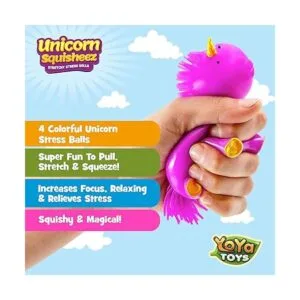 YoYa Toys Unicorn Squisheez Pelotas para aliviar el_3