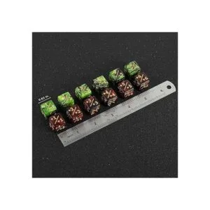 48 piezas de contadores de dados tokens de estadísticas de_2