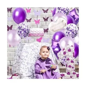 Juego de 49 piezas de decoraciones de cumpleaños de color_5