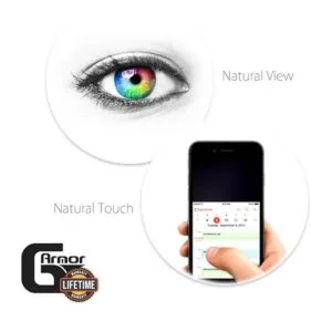 GArmor Paquete de 2 protectores de pantalla para iPhone 8_5