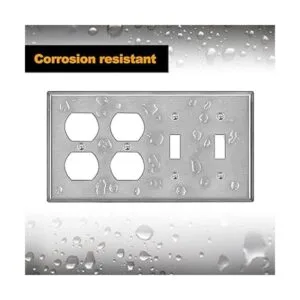 BESTTEN Placa de pared de metal con combinación de 4_4