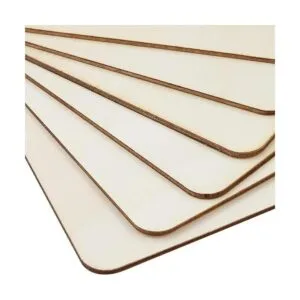 TKOnline 25 hojas de tilo sin terminar de 6 x 6 pulgadas_3