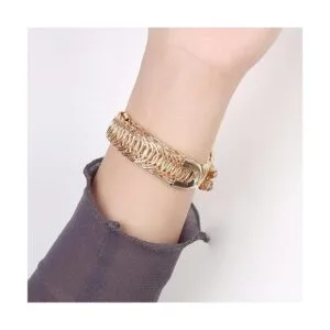 Weicam Reloj de pulsera analógico de cuarzo para mujeres y_4