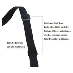 Beabes Delantal de piel de vaca ajustable correa para el_4