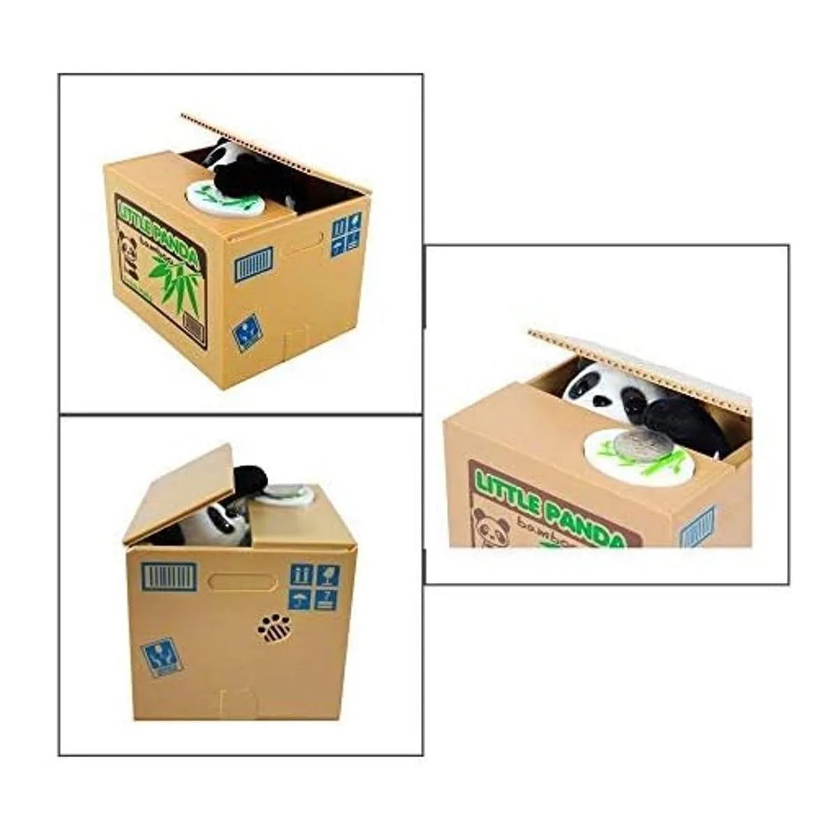 Diniiko Mischief Caja de ahorro adorable y linda panda_4