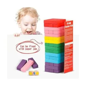 Canuan Juegos de apilamiento de bloques de madera 48_7