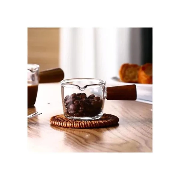 Vaso de chupito de café expreso con mango de madera taza_6