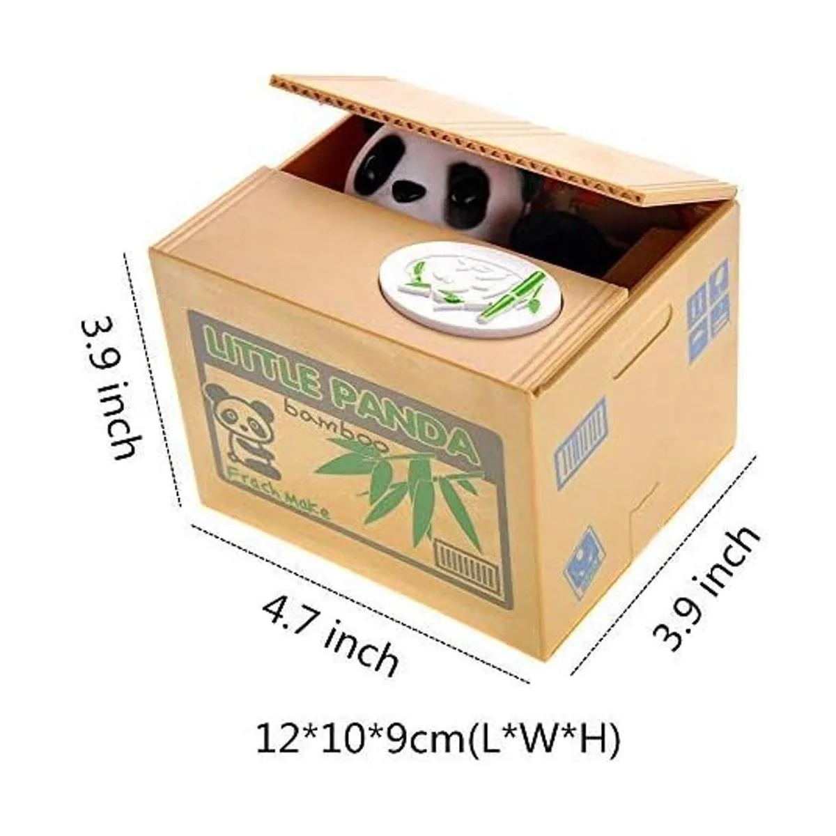 Diniiko Mischief Caja de ahorro adorable y linda panda_2