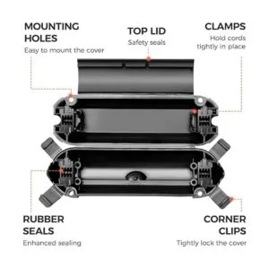 WELKIN Paquete de 1 funda para cable de extensión para_6
