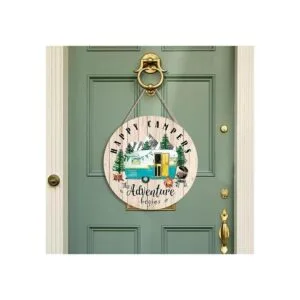 TOARTi Happy Campers Placa colgante de madera para colgar_2