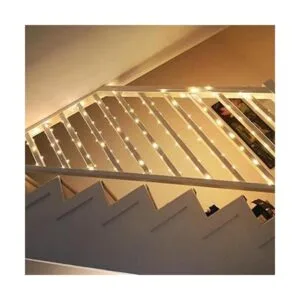 LE cadena de luces con alambre de cobre y luz cálida_3