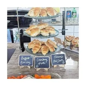 BOPART Mini letreros de pizarra paquete de 20 letreros_6