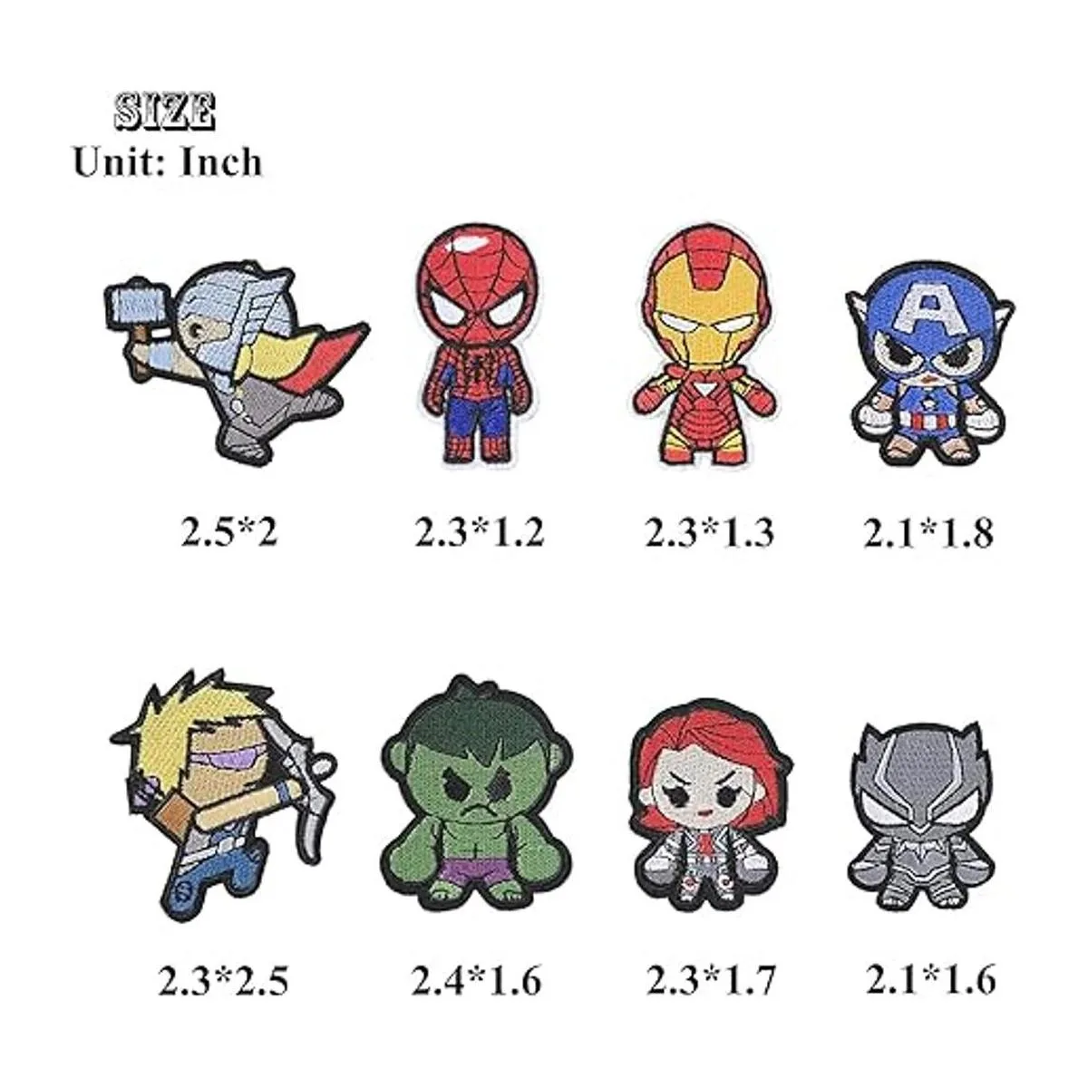 22 parches termoadhesivos para ropa varios estilos_3