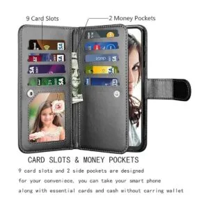 Njjex Funda tipo cartera para Samsung Galaxy A03S para_2