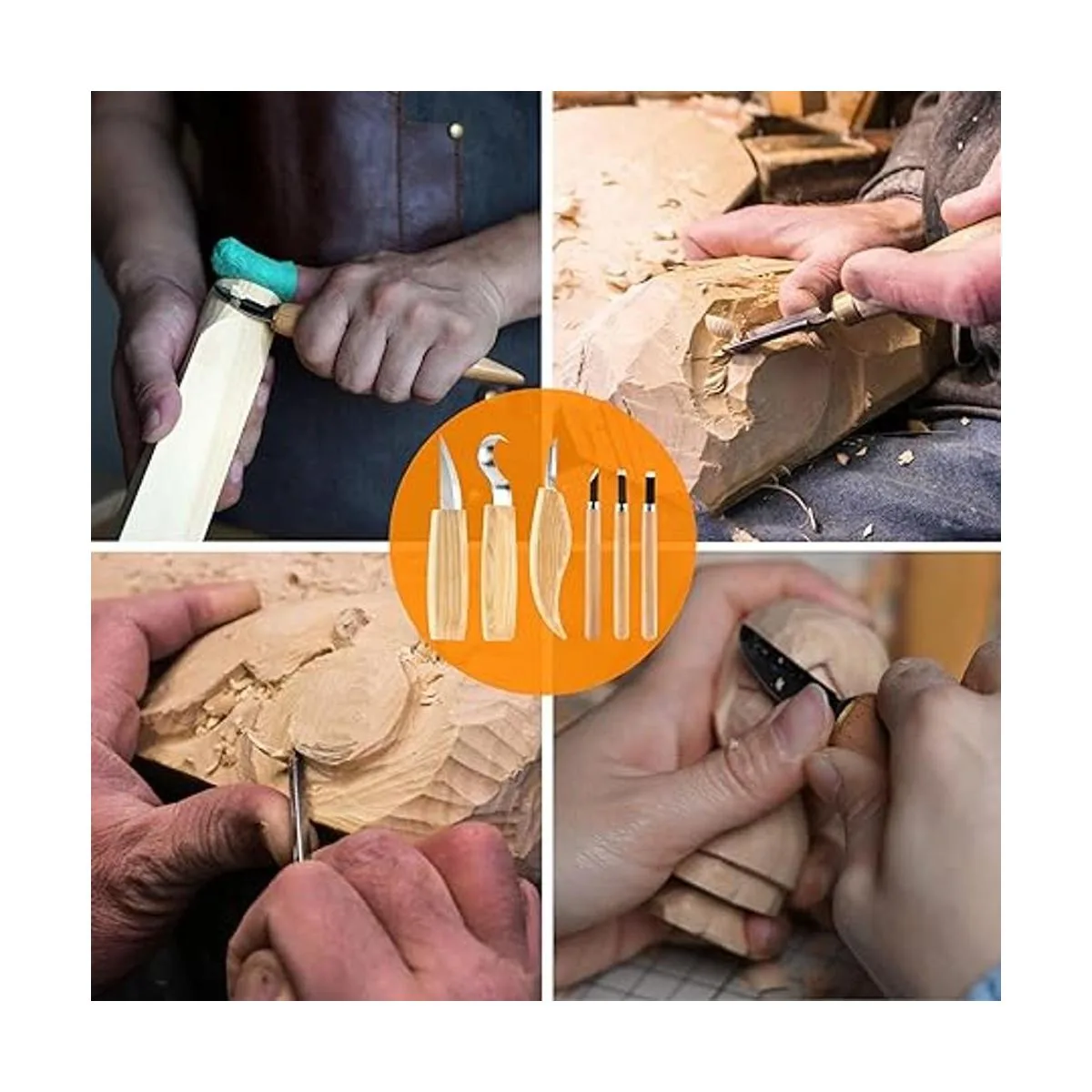 Wood Whittling Kit 6PCS Professional and High Performance_4