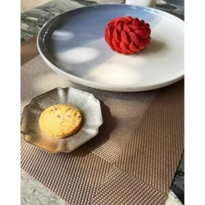 Juego de 6 manteles individuales de PVC resistentes al_5