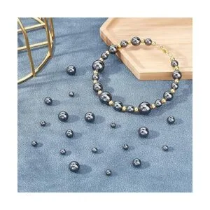 PH PandaHall Cuentas de hematita negra 316 cuentas_4