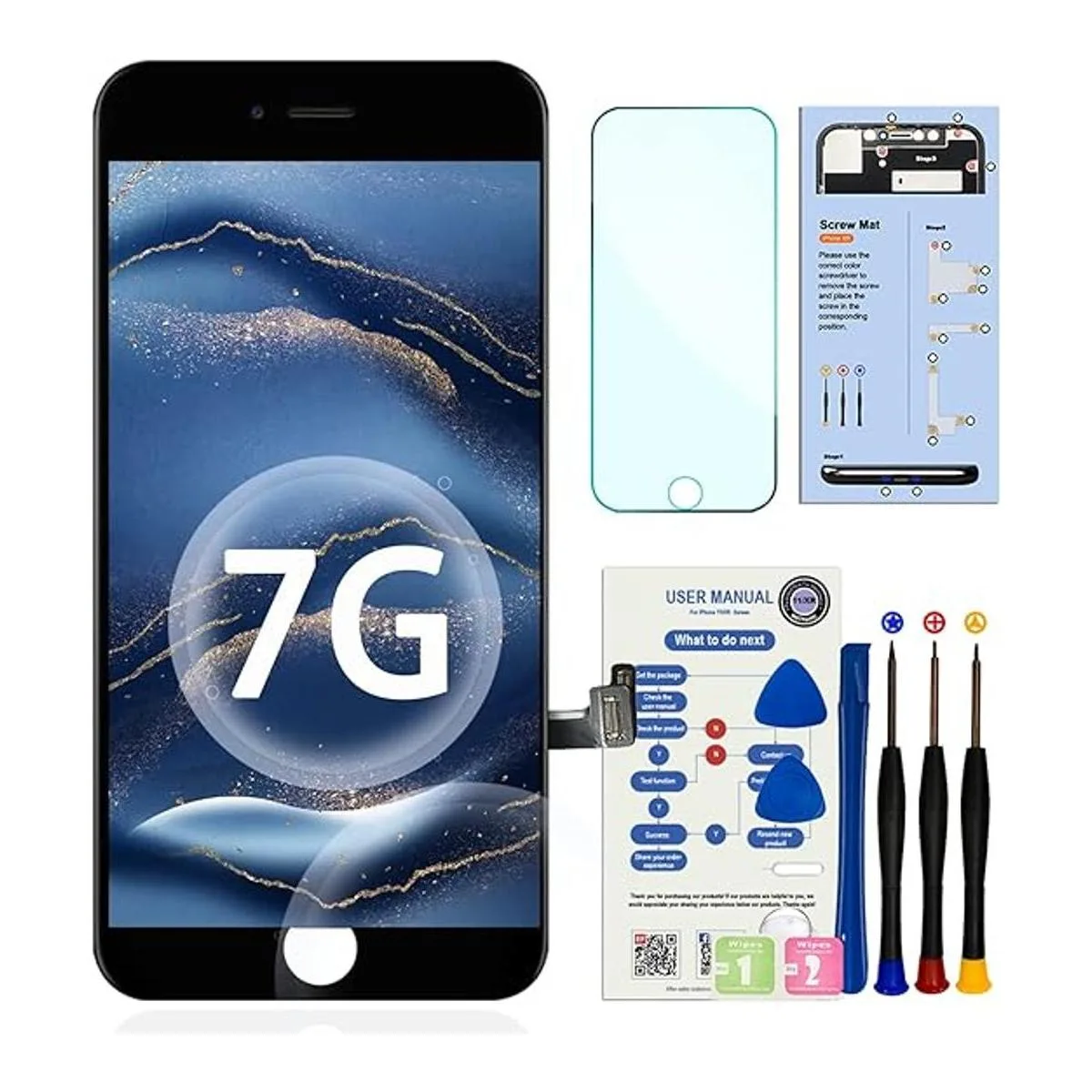 SIMDOG Reemplazo de pantalla para iPhone 7 pantalla LCD_1