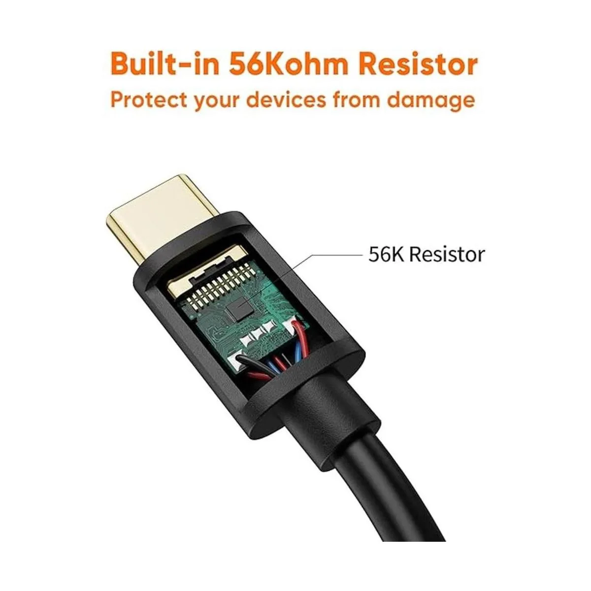 Paquete de 2 cables USB a USB C cable de carga rápida_5