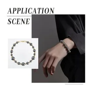 PH PandaHall Cuentas de hematita negra 316 cuentas_3