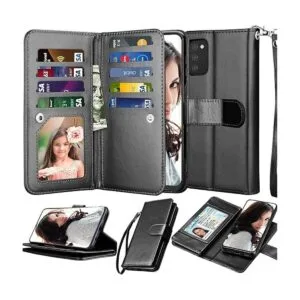 Njjex Funda tipo cartera para Samsung Galaxy A03S para_1