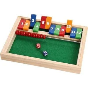 Sterling Juegos 12 números Shut The Box Juego con cuentas_4