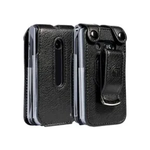 Funda para LG Classic Flip Phone Nakedcellphone Cuero_1