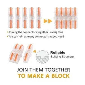 Conectores de cable de palanca para cable AWG 2812_3