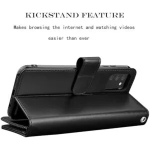 Njjex Funda tipo cartera para Samsung Galaxy A03S para_5
