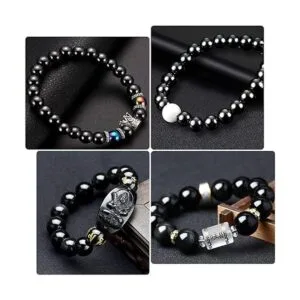 PH PandaHall Cuentas de hematita negra 316 cuentas_2