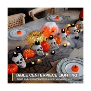 Homemory Paquete de 24 velas negras derretidas que_4