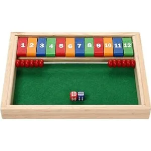 Sterling Juegos 12 números Shut The Box Juego con cuentas_5