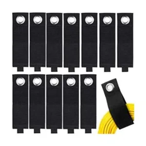 Paquete de 12 soportes para cables de extensión grandes de_1
