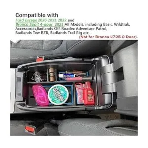 TACOBRO Bandeja organizadora de consola central compatible_2