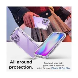 AICase Funda transparente para iPhone 14 Pro Max 6.7_2