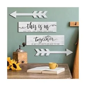 4 carteles de madera rústicos de madera con texto en_7