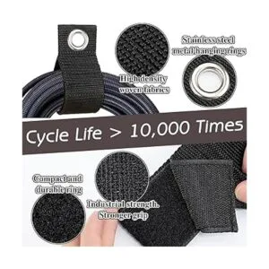 Paquete de 12 soportes para cables de extensión grandes de_2