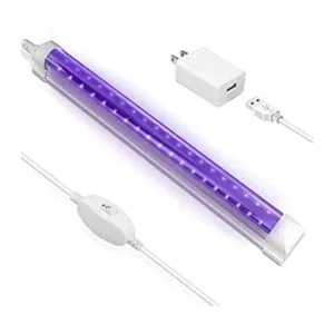 HouLight Luz negra LED UV de 10 W tubo de luz negra para_1