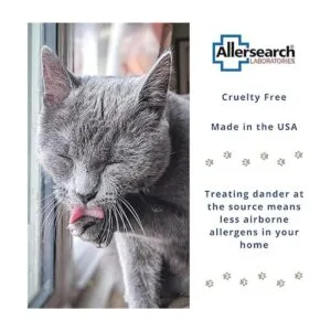 Allersearch DanderLess Spray eliminador de caspa para gatos_6