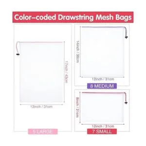 Bolsas de malla para organización de juguetes 20 piezas_2